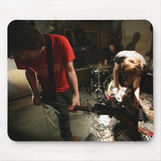 A Place to Bury Strangers Group Shot Mouse Pad (Front)