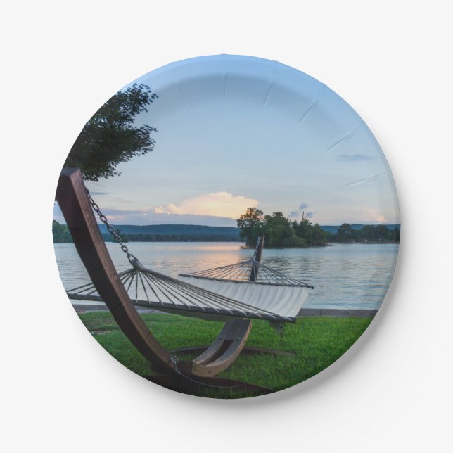 A Place To Relax Paper Plate (Front)