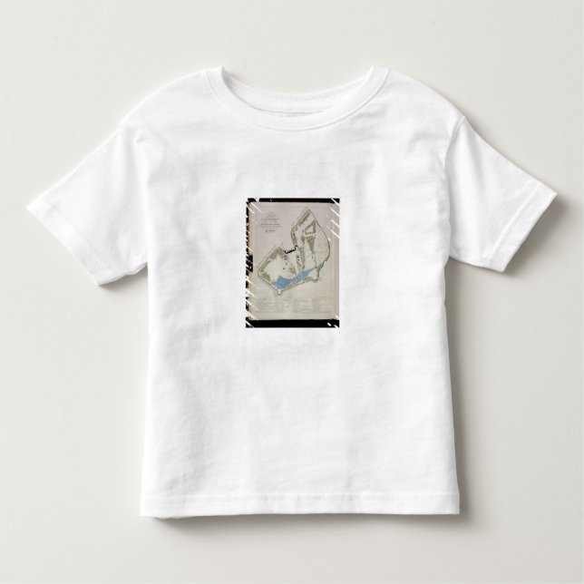 A Plan of the Gardens of Richard Grenville, Duke o Toddler T-Shirt (Front)