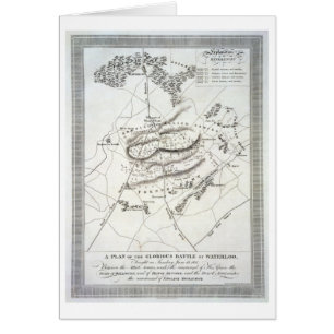 A Plan of the Glorious Battle of Waterloo (engravi