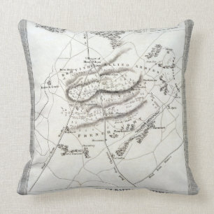 A Plan of the Glorious Battle of Waterloo (engravi Cushion