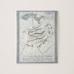 A Plan of the Glorious Battle of Waterloo (engravi Jigsaw Puzzle