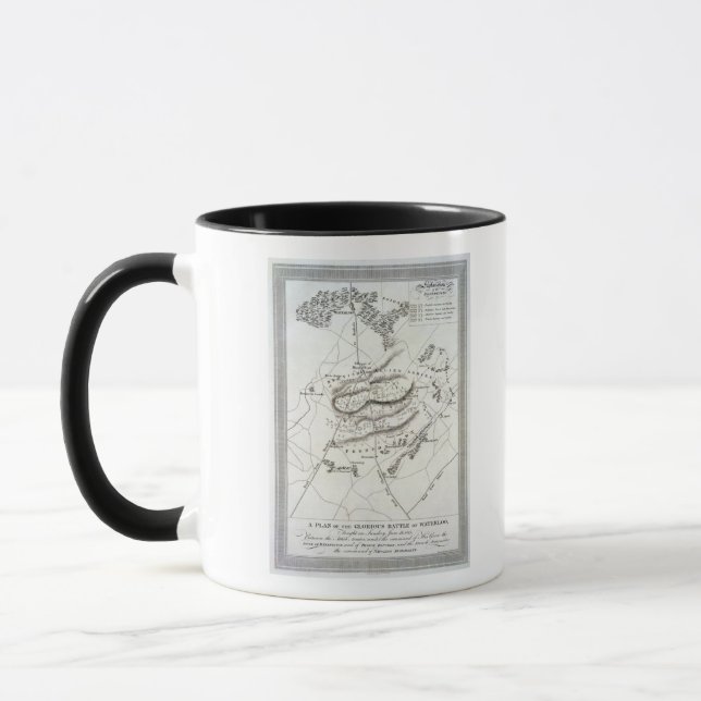 A Plan of the Glorious Battle of Waterloo (engravi Mug (Left)