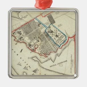 A Plan Of The Property Of The Hampton Normal Metal Tree Decoration