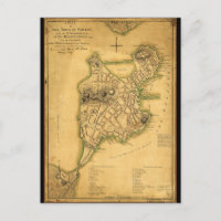 A Plan of the Town of Boston Map (1775)