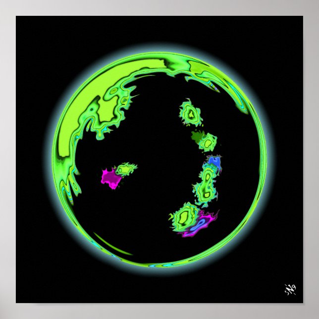 A planet - exoplanets v1 poster (Front)