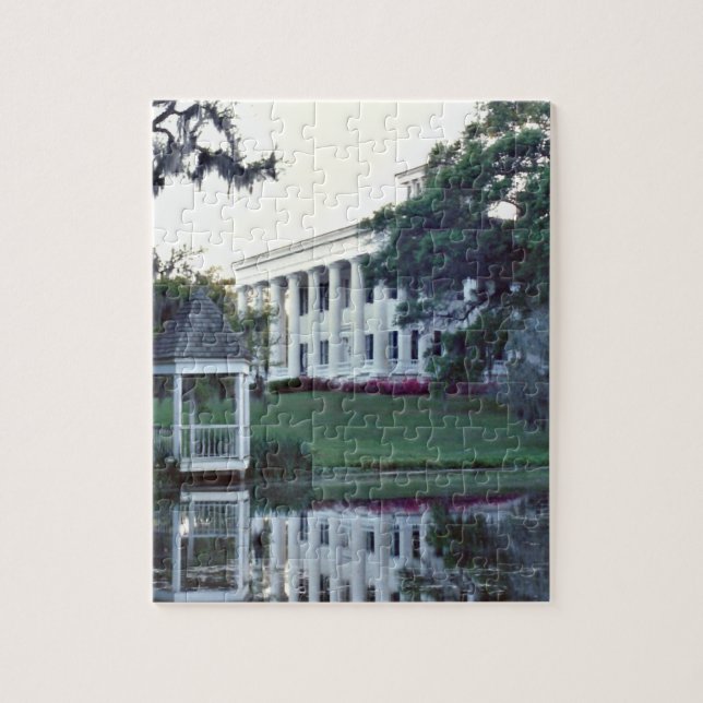 A Plantation On The Mississippi Jigsaw Puzzle (Vertical)