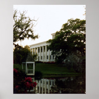 A Plantation On The Mississippi Poster