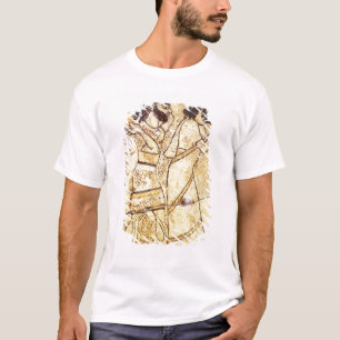 A plaque depicting two men walking T-Shirt
