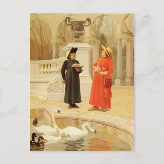 A Plate Of Cakes by Jean Georges Vibert Postcard