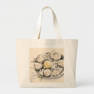 A Plate of Oysters 2012 Large Tote Bag