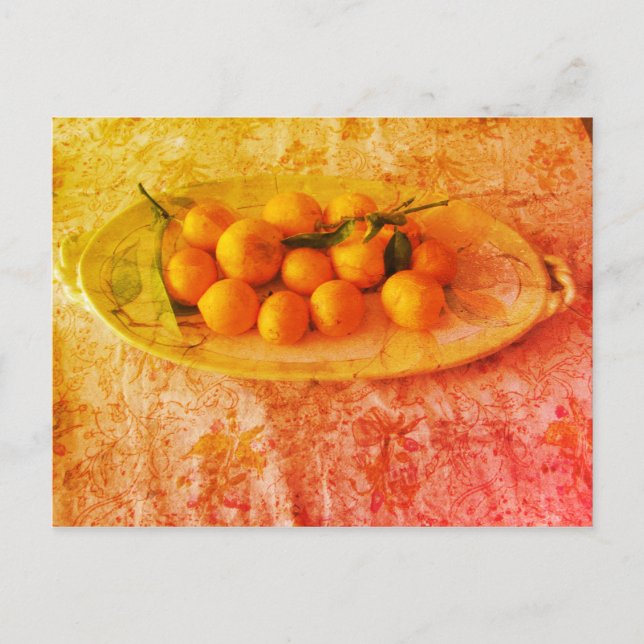 A platter of lemons postcard (Front)
