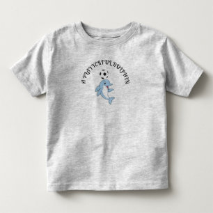 A Playerful Dolphin Toddler T-Shirt Grey