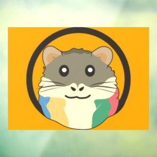 A playful and funny hamster