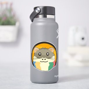 A playful and funny hamster