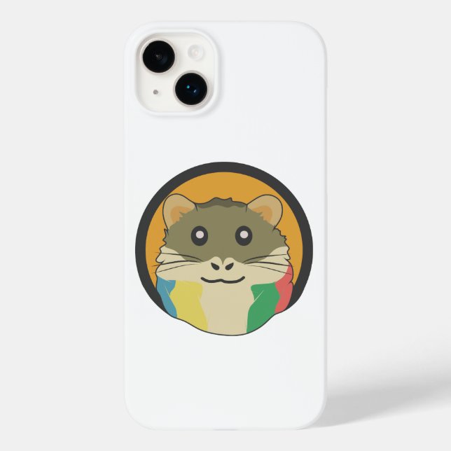A playful and funny hamster Case-Mate iPhone case (Back)