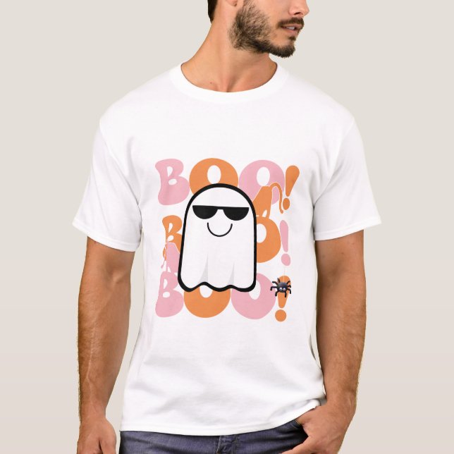 A Playful Halloween Peek-a-Boo! T-Shirt (Front)