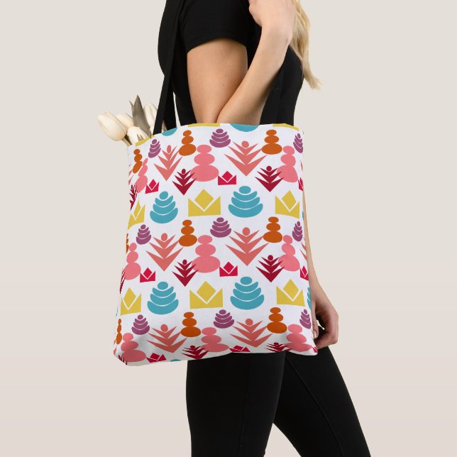 A Plethora of Flowers Tote Bag (Close Up)