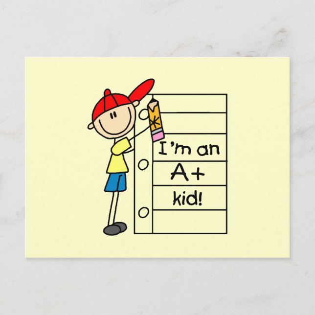 A Plus Kid Postcard (Front)