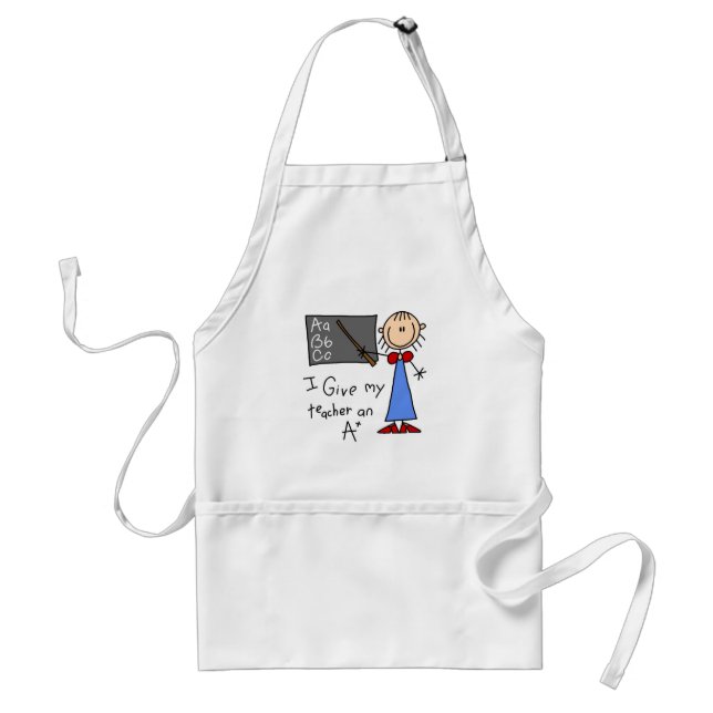 A Plus Teacher Standard Apron (Front)
