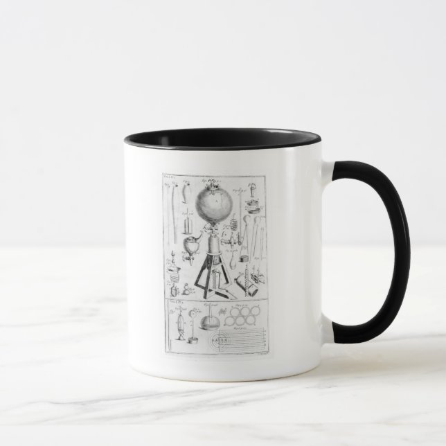 A Pneumatical Engine and it's parts Mug (Right)