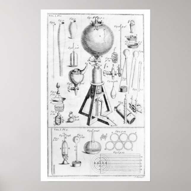 A Pneumatical Engine and it's parts Poster (Front)