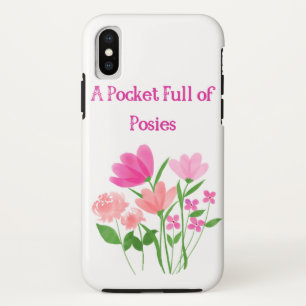A Pocket Full of Posies iPhone X Case