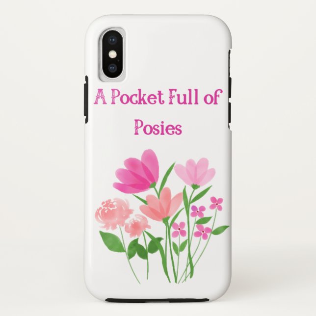 A Pocket Full of Posies Case-Mate iPhone Case (Back)