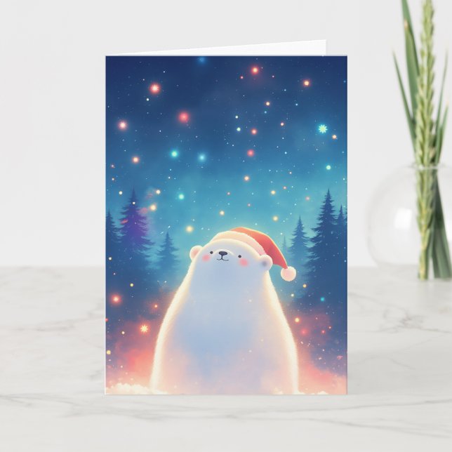 A Polar Bear Christmas Dream Card (Front)