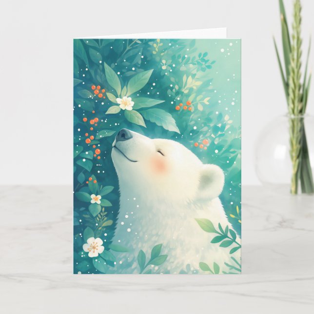 A Polar Bear Magical Retreat Card (Front)