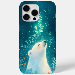 A Polar Bear Tranquil Night iPhone 15 Pro Max Case