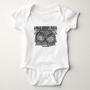 A POLICE OFFICER'S PRAYER BABY BODYSUIT