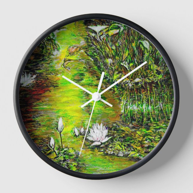 A Pond with Unpure Thoughts Clock (Front)