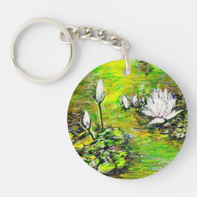 A Pond with Unpure Thoughts Key Ring (Front)