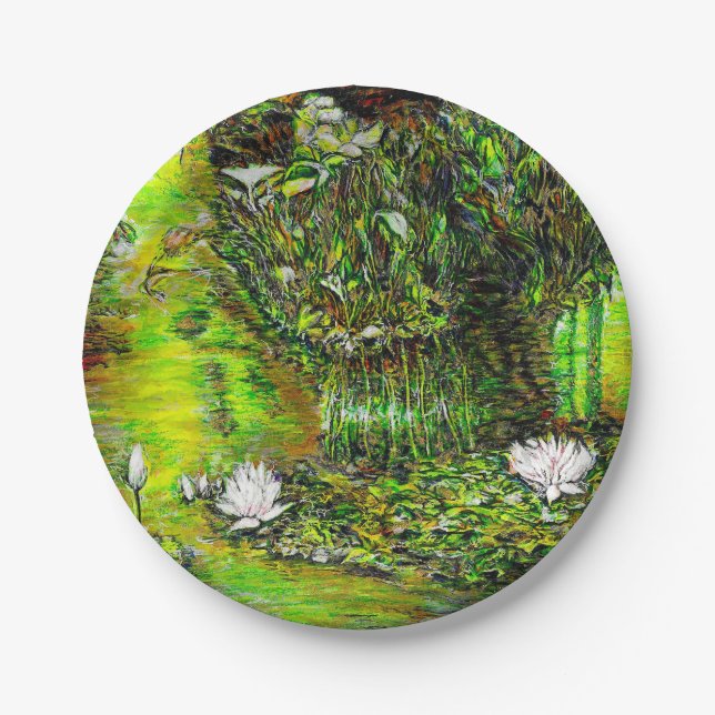 A Pond with Unpure Thoughts Paper Plate (Front)