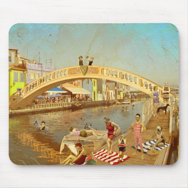A Ponte dos Carcavelos. Aveiro (Portugal) Mouse Pad (Front)
