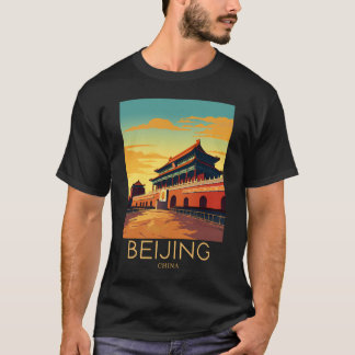 A Pop Art Travel Print Of Beijing - China T-Shirt