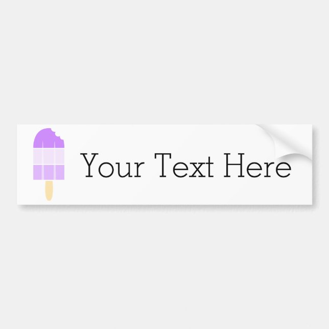 A Pop of Cool Bumper Sticker (Front)