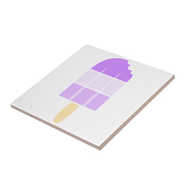 A Pop of Cool Ceramic Tile (Side)