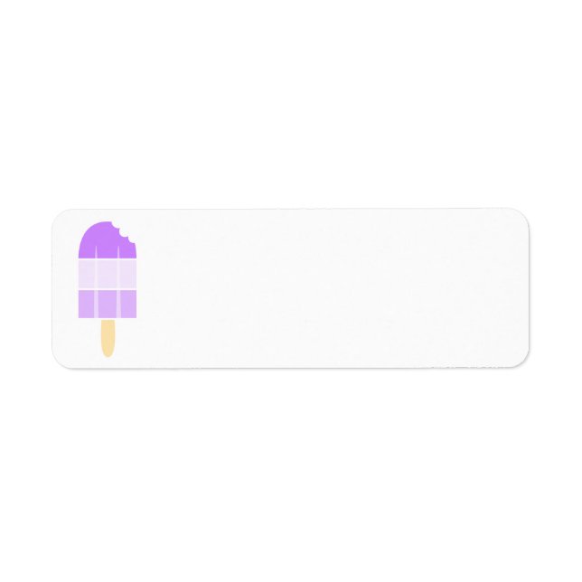 A Pop of Cool Return Address Label (Front)