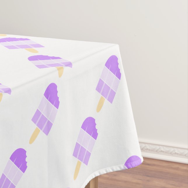 A Pop of Cool Tablecloth (In Situ)