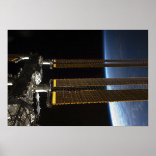 A portion of the International Space Station 2 Poster