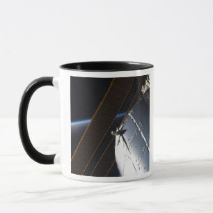 A portion of the International Space Station Mug
