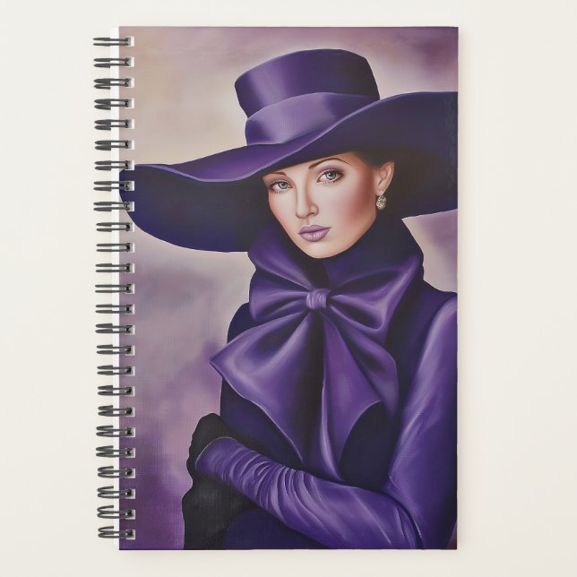 A Portrait in Royal Purple Planner (Front)