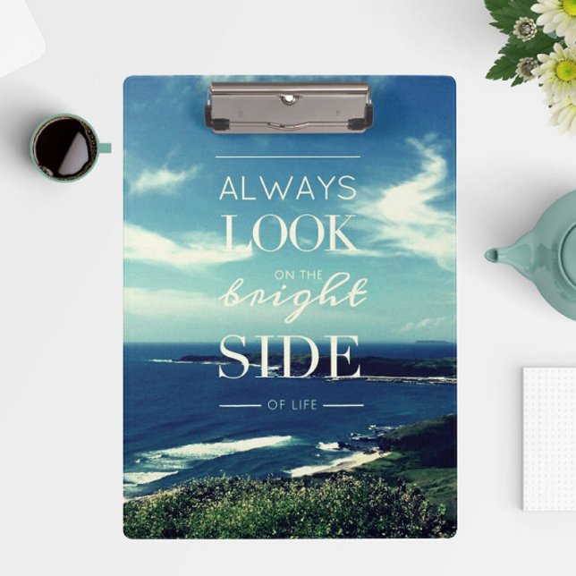 A Positive Outlook on Life ©Seascape Personalised Clipboard (Creator Uploaded)