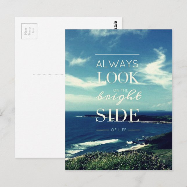 A Positive Outlook on Life / ©Seascape Postcard (Front/Back)