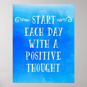 A Positive Thought Poster
