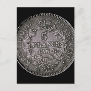 A pound of twenty sols postcard