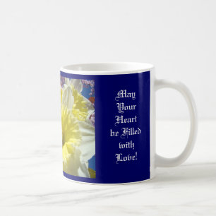 A Prayer for a Friend! Coffee Cup Daffodil Flowers