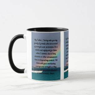 A Prayer For Family & Friends Two-Tone Mug